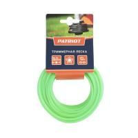 Леска D 3,0 мм L 12 м (звезда, зеленая), Patriot