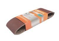 Шлифлента универсальная, 100х610мм, P120, 3 шт, для ЛШМ, х/б ткань,  Sturm