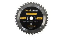 Пильный диск по дереву ArmorPiercing 190x20/16мм, 36 зубьев, Hanskonner