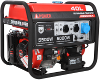 Портативный бензиновый генератор A-iPower A5500EA