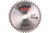 Пильный диск по дереву профи Атака 210*40T*30