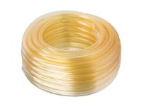 Шланг поливочный Силикон однослойный 3/4 дюймов, 25м (прозрачный) Вихрь