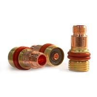 Держатель цанги GasLens d.2.4 (TIG17-18-26) для прозрачных сопел, Aurora