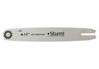Пильная шина 14"  Sturm Паз 1,3мм, 3/8", 50 зв, хвостовик St