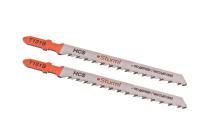 Пилки для лобзика по дереву T101B, 2 шт, 100х75мм, шаг зуба 2,5мм, чистый прямой рез, HCS,  Sturm