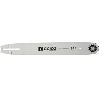 Пильная шина 14" СОЮЗ, паз 1,3мм, 3/8", 52зв, хвостовик POH(OREGON K095/A095)