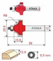 Фреза Атака 602286 кромочная калевочная
