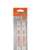 Полотно для сабельной пилы МЕТАЛЛ 2шт 225/1мм (тонк лист/труб/проф)  Sturm