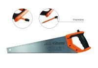 Ножовка по дереву, с карандашом, 450мм, 11-12TPI, 3D, серия Кулибин,  Sturm