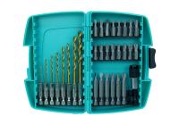 Набор бит и свёрл по металлу, 31 шт, шестигранный хвостовик, пластиковый кейс,  Sturm