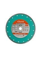 Алмазный диск, сухая резка, "Турбо" 230мм  Sturm