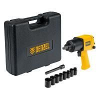 Ударный пневмогайковерт Denzel IW860+набор головок
