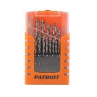 Набор сверл по металлу (1.0-10.0 мм, 19шт.), PATRIOT