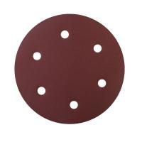 Круг шлифовальный на липучке (225мм, Р180, 6 отв), PATRIOT