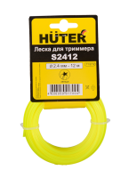 Леска Huter S2412 для триммера, 2.4 мм, звезда