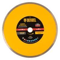 Диск алмазный сплошной, супертонкий Denzel 300 х 25,4 мм