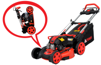 Складная газонокосилка бензиновая самоходная A-iPower AM53S