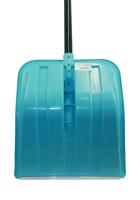 Лопата снегоуборочная 41х45 см, морозостойкий пластик, алюминевый черенок, бирюзовая  Sturm