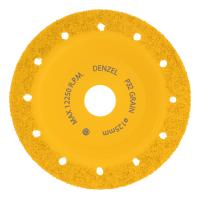 Чашка твёрдосплавная зачистная Denzel,125 мм, плоская, мелкое зерно #32