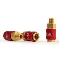 Штуцер профессиональный мама с наружной резьбой 1/4M, латунь, 25шт, Aurora