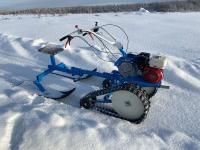 Гусеничный привод "ПОКАТУХА" для мотоблоков САЛЮТ, АГАТ, Мобил К, с осью круг 25 мм.