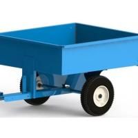 Тележка НЕВА одноосная самосвальная для работы с адаптером АПМ