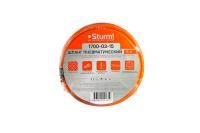 Шланг для компрессора комбинированный резиновый/ПВХ 15 м, 10x16 мм, соединение рапид  Sturm