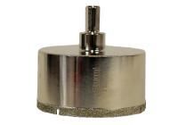 Коронка алмазная по керамограниту 75 х 70 мм,3гр. Хв., с центрир. Cверл.  Sturm