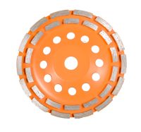 Чашка алмазная зачистная, 180 мм, двухрядная Вихрь