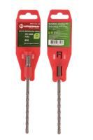 Бур SDS+ 06х160 крестовой резец ВК8 спираль S4 БОЕКОМПЛЕКТ