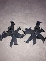 Фрезы Гусиные лапки с пыльником для мотоблоков АГАТ, САЛЮТ, МобилК, D=340х25 мм, L=300 мм