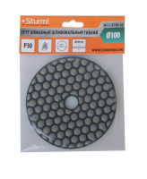 Круг шлифовальный гибкий  Sturm 9012-D100-30