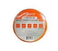 Шланг для компрессора комбинированный резиновый/ПВХ 20 м, 10x16 мм, соединение рапид  Sturm