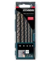 Набор сверел по бетону 4-10 мм /5 шт Hyundai