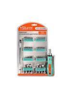 Отвертка с насадками, 58 предметов, мягкий чехол, CrV  Sturm