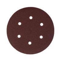 Круг шлифовальный на липучке (150 мм, Р100, 6 отв.), Patriot