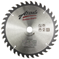 Пильный диск по дереву профи Атака 180*36T*30