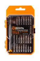 Отвертка Вихрь прецизионная с набором насадок, 31 предмет в кейсе