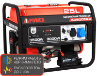 Портативный бензиновый генератор A-iPower A3500EAX