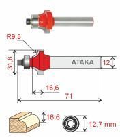 Фреза Атака 592318 кромочная калевочная