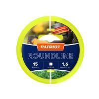 Леска Roundline D 1,6 мм L 15 м (круглая, желтая), Patriot