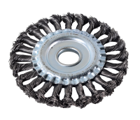 Щётка для УШМ Вихрь плоская, крученая, 125 мм