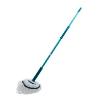 Швабра отжимная скручиванием 120 см, насадка из микрофибры, 120 г, Home Palisad