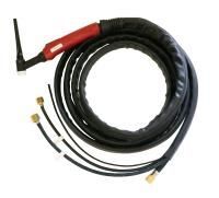 Горелка TIG 18 320A (100%) M12x1, газ 1/4G, вода 3/8G, 4m-с упр. разъёмами 2-3-5pin, Aurora