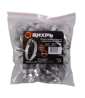 Хомуты металлические червячные Вихрь 16-27, 9мм, 50 шт.