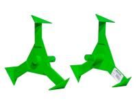 Фрезы Aurora "Гусиные лапки" доп.секция 3фрезы. Комплект правая+левая