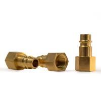 Штуцер профессиональный папа с внутренней резьбой 1/4F, латунь, 25шт, Aurora