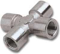 Переходник GAV 1254/2 250/2 крест FFFF 1/4