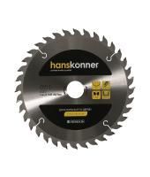 Пильный диск по дереву 210x30мм, 36 зубьев, Hanskonner