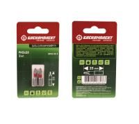 Биты PH2x25мм, сталь S2, 2шт, БОЕКОМПЛЕКТ